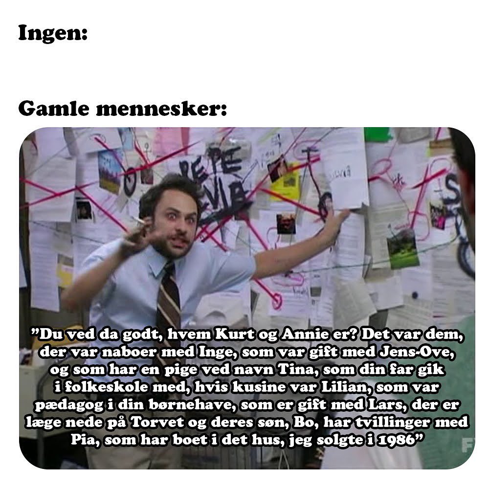 Jeg aner ikke hvem nogen af disse mennesker er