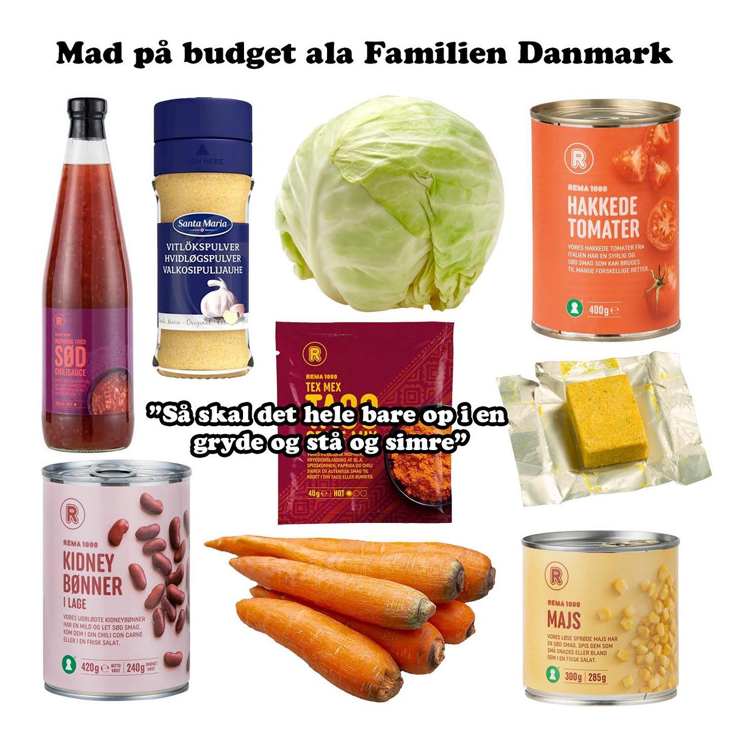 Hvorfor skal der altid taco-mix og dåsemajs i?? 🥲